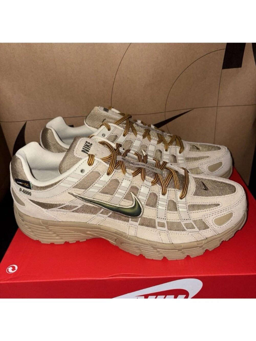 NEW Nike P-6000 Premium Cordura Filbert Desert Khaki IH0946-202 Size 13